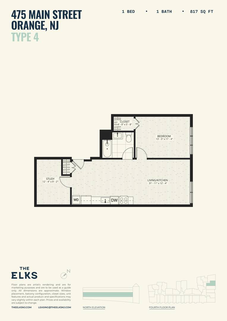 The Elks, 475 Main St, Orange, NJ 07050 - Apartment for Rent