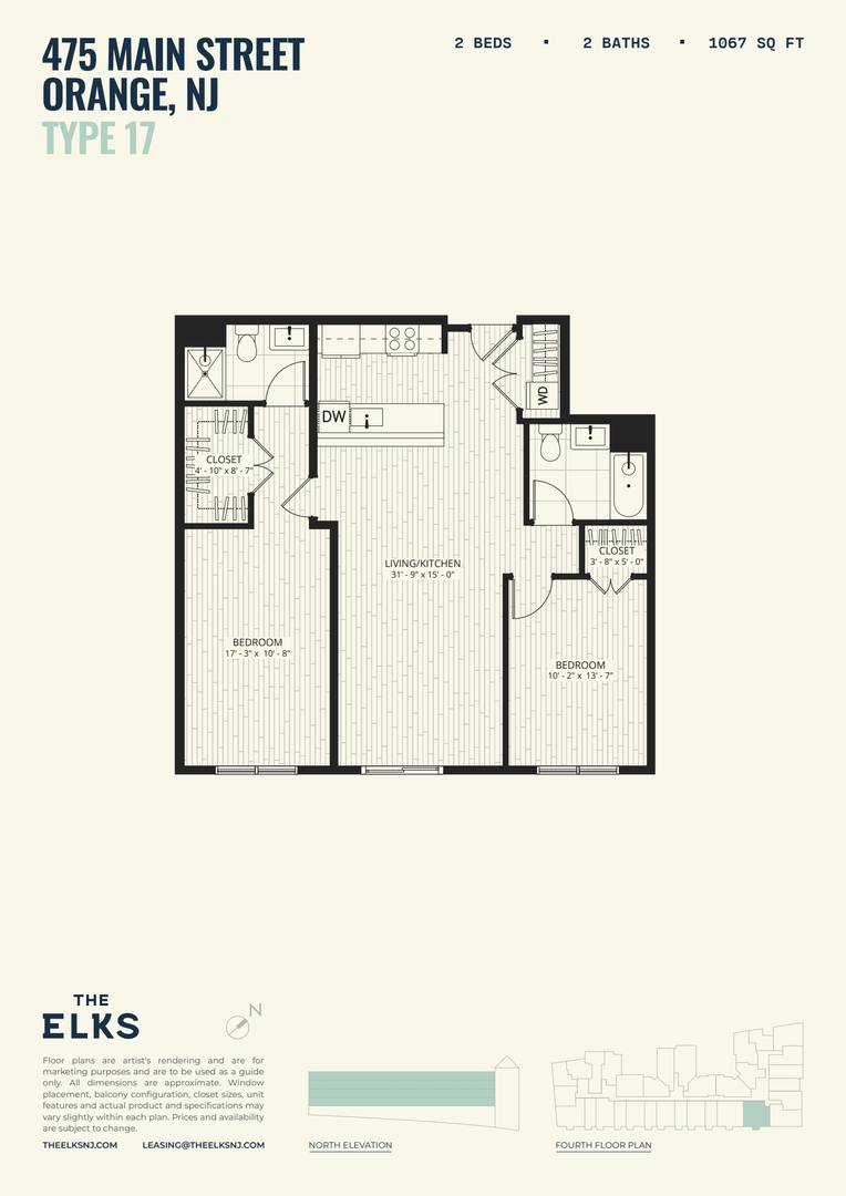 The Elks, 475 Main St, Orange, NJ 07050 - Apartment for Rent - Image 2