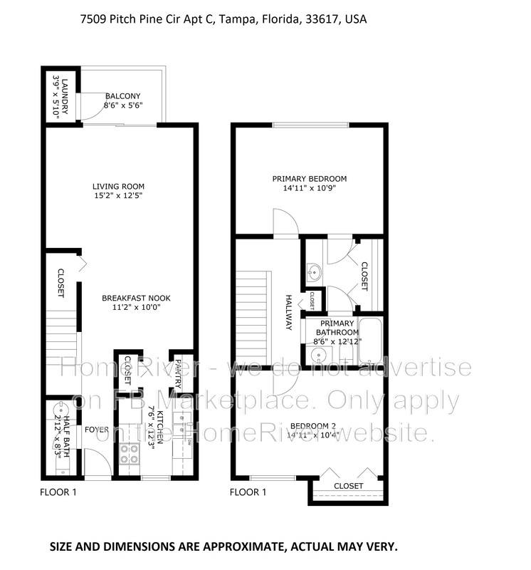 7509 Pitch Pine Circle #C, Tampa, FL 33617 - Apartment for Rent - Image 1