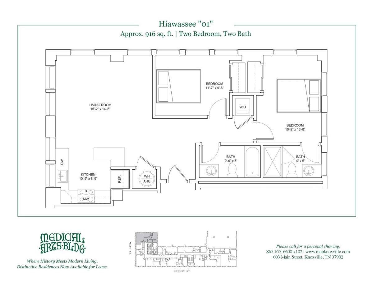 603 W Main St #601, Knoxville, TN 37902 - Apartment for Rent - Image 2