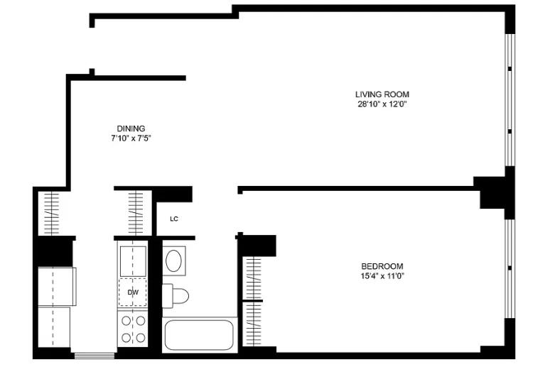 402 3rd Ave #1607, New York, NY 10016 - Apartment for Rent - Image 4
