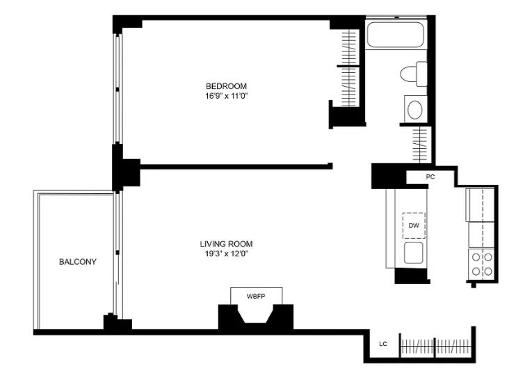 120 E 34th St #1910, New York, NY 10016 - Apartment for Rent - Image 4