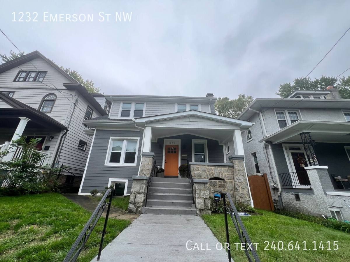 House for rent at 1232 Emerson St NW, Washington, DC 20011